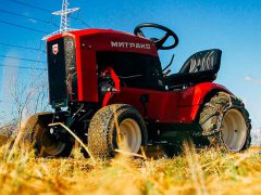 Митракс Т10 трактор садовый многофункциональный Lifan 190FD двигатель мотор