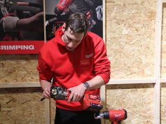 Обжимник Milwaukee M18 HCCT инструмент обжим кабел аккумуляторный гидравлический конференция 2018 Копенгаген
