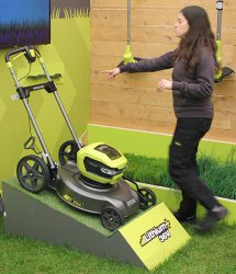 Конференция Ryobi 2019 Лондон RY36LMMX51A газонокосилка мульчирующая аккумуляторная 36 В