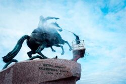 Kärcher Karcher Керхер промывка памятник Петр I Сенатская площадь